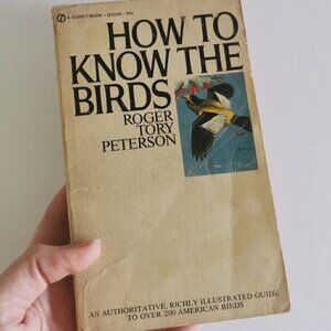 1957 How to Know the Birds Paperback, Roger Peterson Illustrated Vintage Book